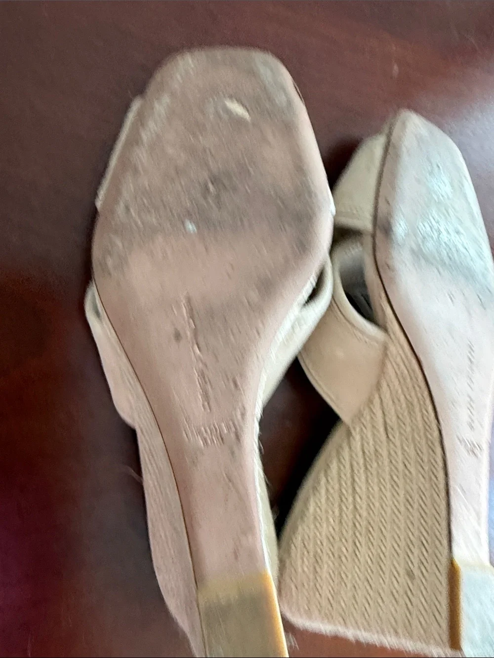 Veronica Beard Cream Suede Crisscross Slide Mules